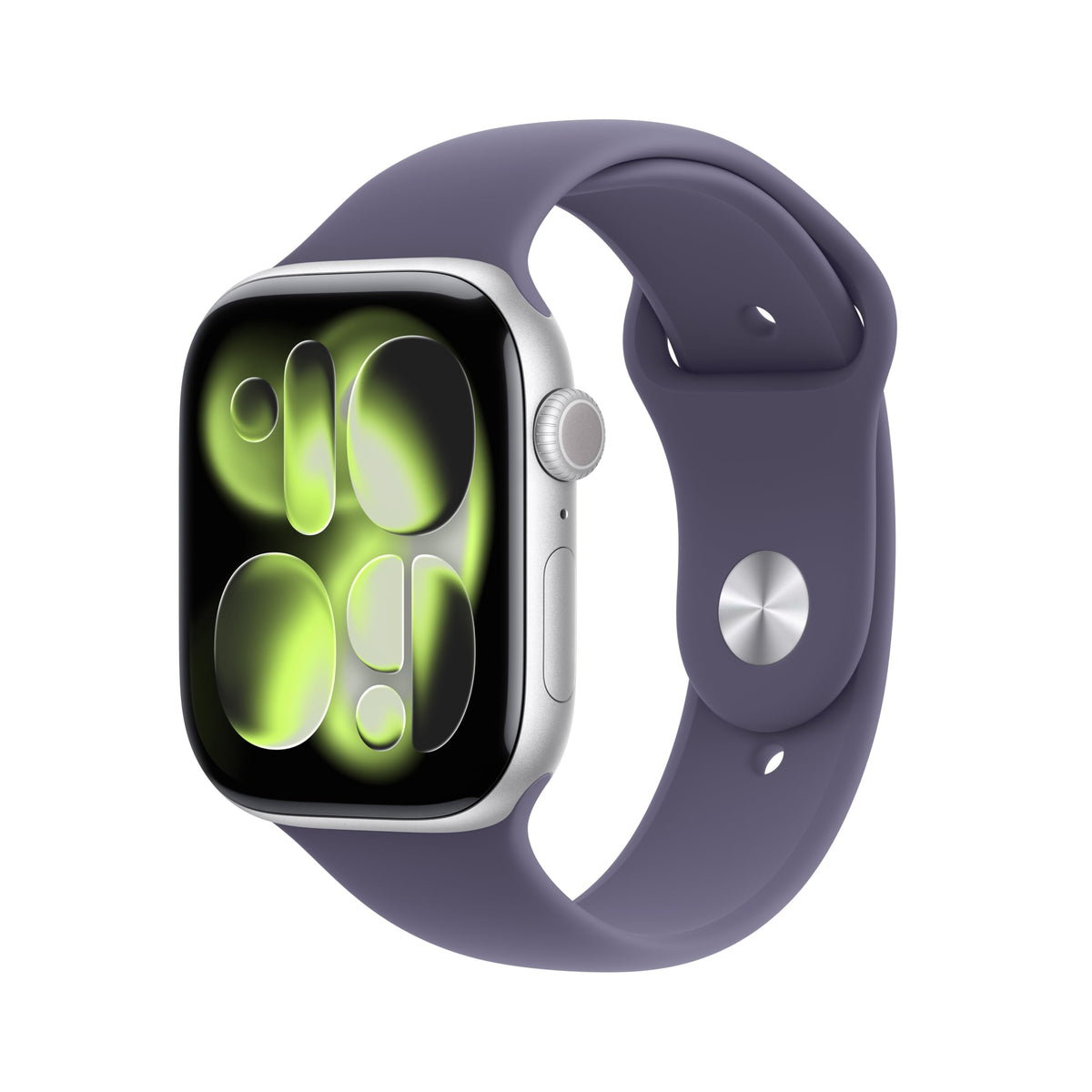 Apple Watch Series 11 [GPS 42mm] Smartwatch with Jet Black Aluminum Case with Black Sport Band - S/M. Sleep Score, Fitness Tracker, Health Monitoring, Always-On Display, Water Resistant