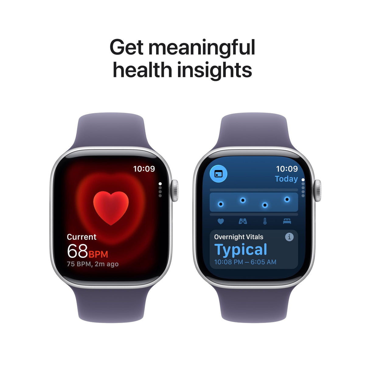 Apple Watch Series 11 [GPS 42mm] Smartwatch with Jet Black Aluminum Case with Black Sport Band - S/M. Sleep Score, Fitness Tracker, Health Monitoring, Always-On Display, Water Resistant