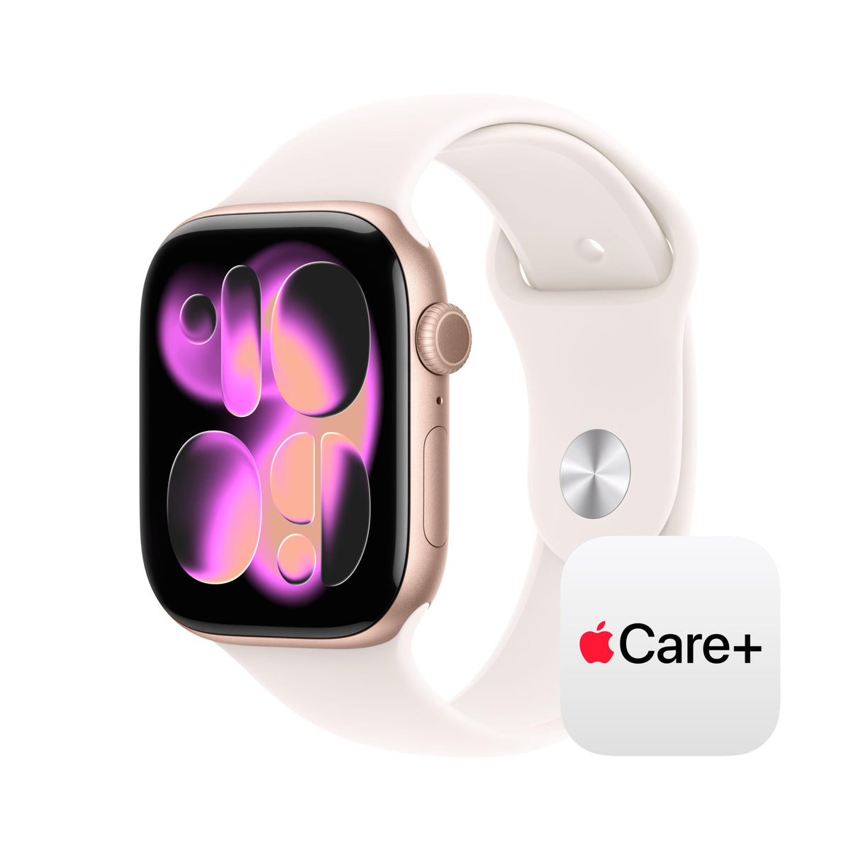 Apple Watch Series 11 [GPS 42mm] Smartwatch with Jet Black Aluminum Case with Black Sport Band - S/M. Sleep Score, Fitness Tracker, Health Monitoring, Always-On Display, Water Resistant