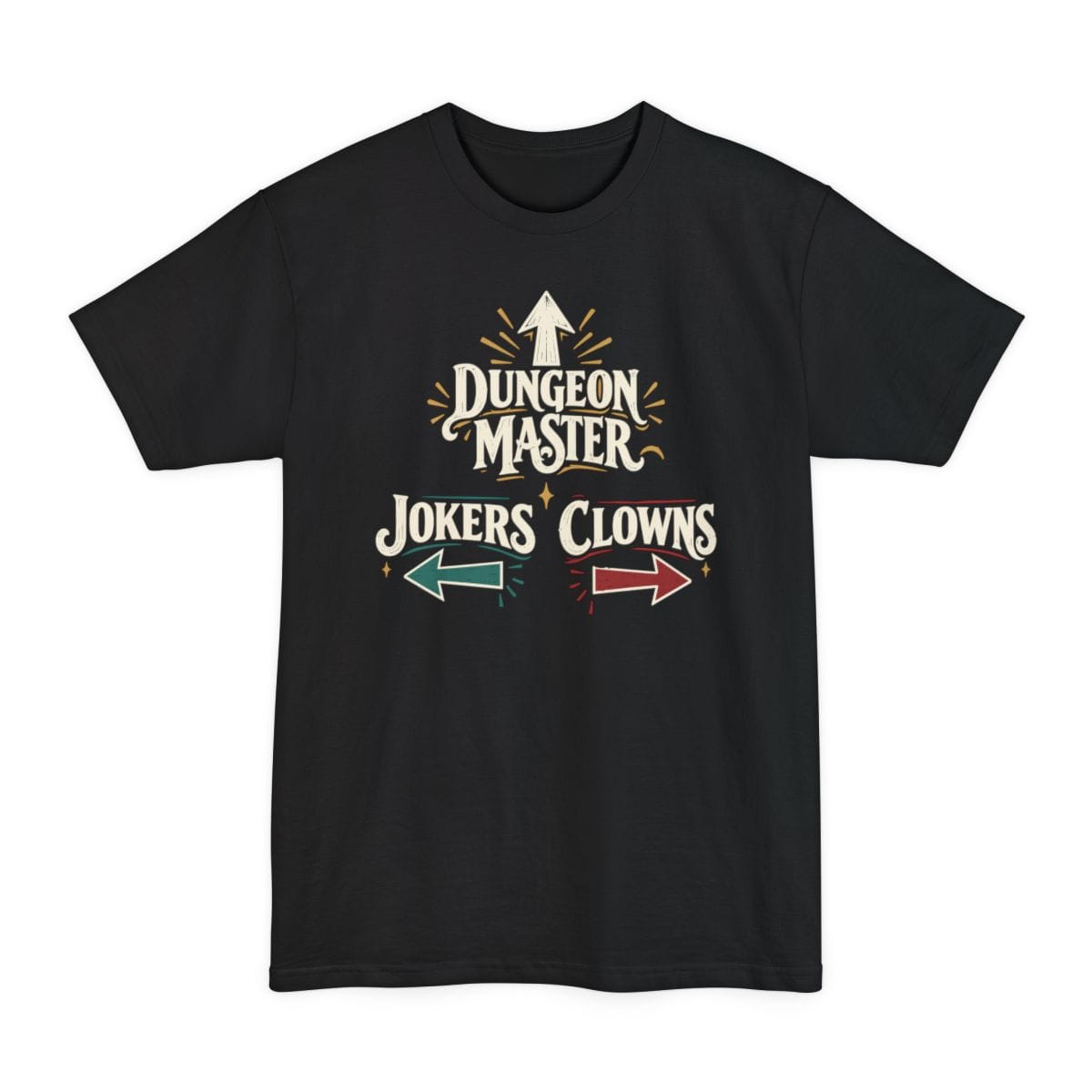 Dungeon Master Clowns and Jokers Tall T-Shirt