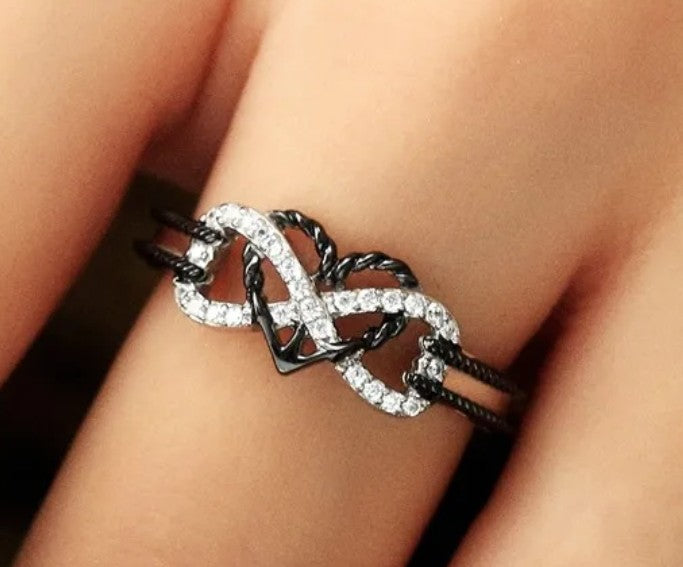 Infinity Heart Ring