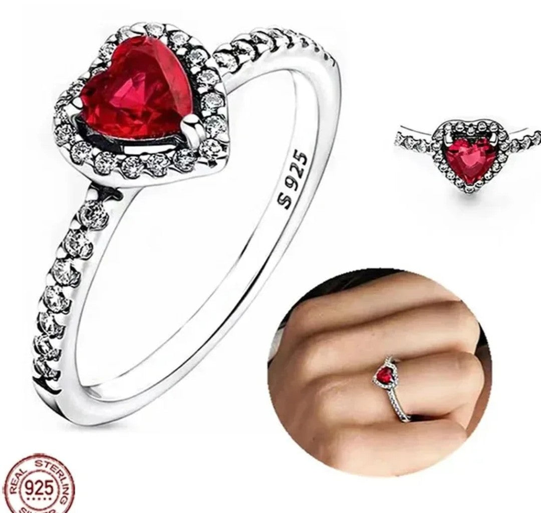 Ruby Heart Ring