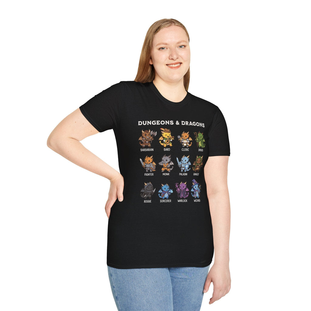 Dungeons & Dragons All Classes T-shirt