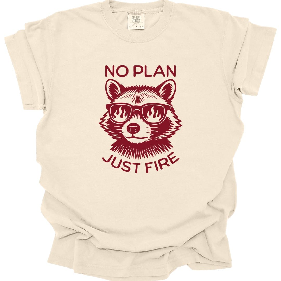 No Plan Just Fire D&D T-shirt - Comfort Colors
